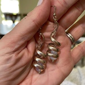 Pair of fashion earrings. Handmade. New!